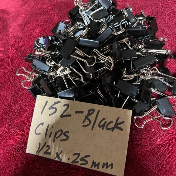 BLUE MR.PEN 81-PC Royal Home Office Paper Binder Clamps Utility organizers - Picture 3 of 7